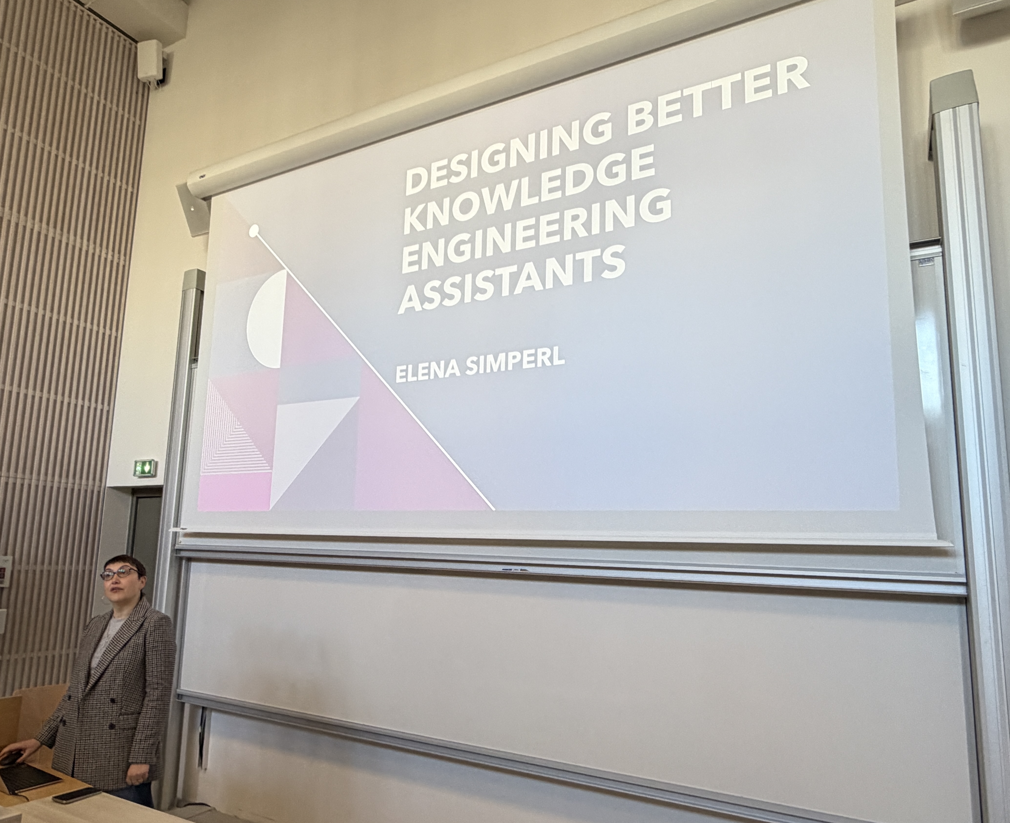Apr 21, 2026: Elena Simperl Insightful Talk on Knowledge Engineering Assistants